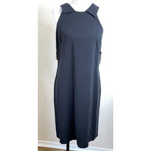 Morgan McFeeters Cocktail Dress Size 10 Tie Keyhole Black Lord & Taylors NWT